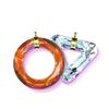 22Kt Gold Vermeil Interchangeable Cosmic Ring & Triangle Bail